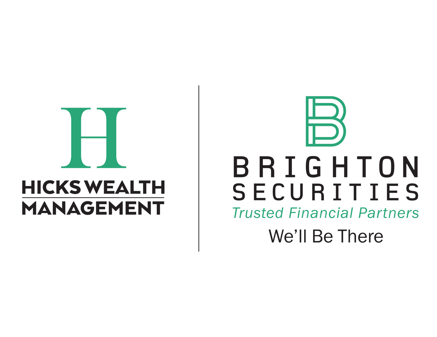 HicksWealthManagement and BrightonSecurities Horizontal Color Lo
